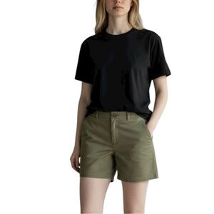 J. Crew Classic Heritage 4” Women's Cotton Blend Chinos Shorts NWT 4 Olive